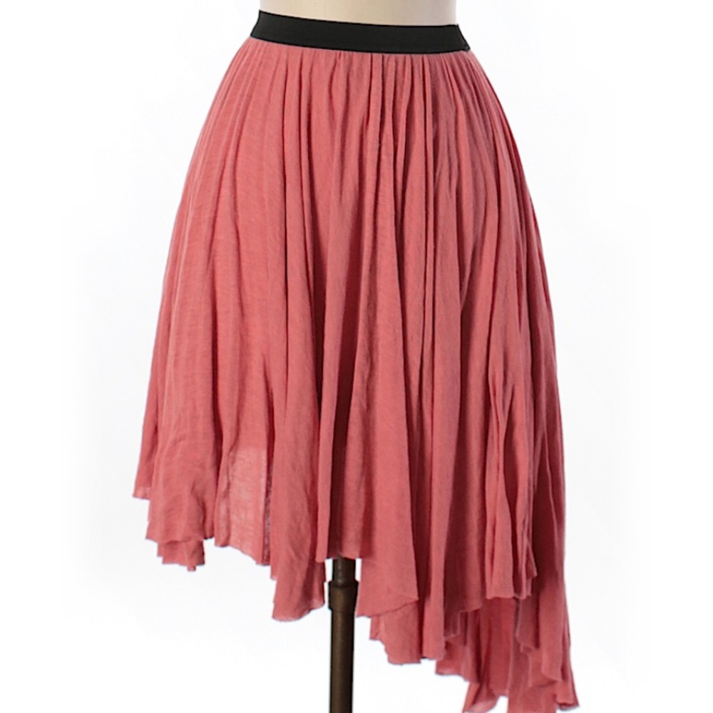 Free people high-low pink skirt